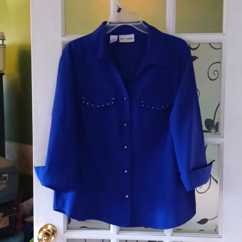 K.C. studio blouse women's size 16